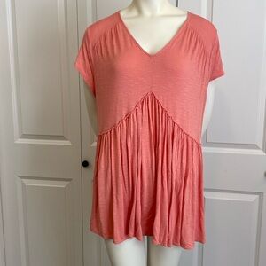 Lane Bryant Women’s Coral Swing Tee 18/20 Gently Worn